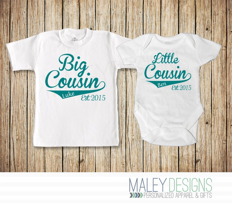 Matching Cousin Shirts Big Cousin Little Cousin Outfits