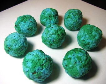 50 Make every day Earth Day- 'Earth" marbled seed bombs