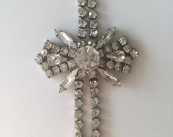 REDUCED Beautiful Vintage 1950s Diamanté Paste Necklace