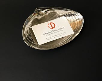 Silverplate Shell Shaped Trinket Dish