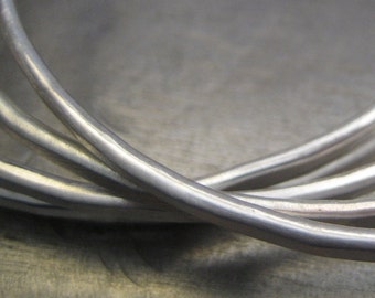 Essential Silver Bangle........Hammered Sterling Silver Bracelet