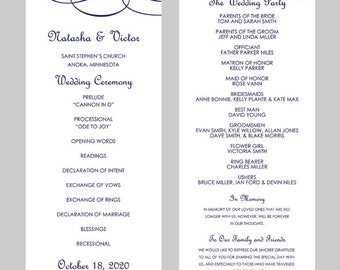 free wedding program template downloads word