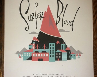 Surfer Blood - gig poster