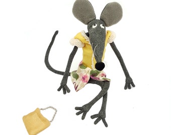 Art Mouse Soft Sculpture by Eglesmade