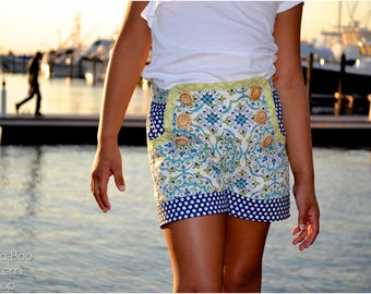 Sailor Shorts: Sailor Shorts PDF Sewing Pattern, Girls Shorts PDF Sewing Pattern, Baby & Toddler Shorts PDF Sewing Pattern