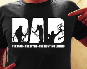 The man the myth the bow hunting legend shirt, bow shirt, bow hunting shirt, bow hunting shirt for man, dad shirt, father hunting bow shirt