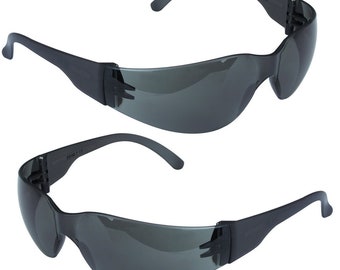 1 Brand New Smoked Tint Lenses Black Lens Eye Safety Glasses eye Wear Protection Automotive Home Improvements Hobby & Craft