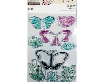 Butterfly clear stamp set by Recollections (535917) - CS204