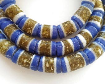 31 African glass beads - gb61