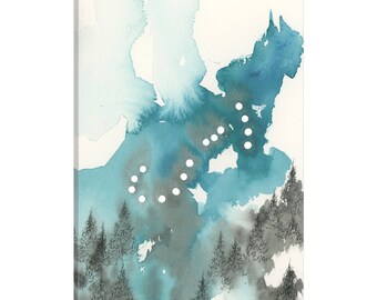 iCanvas Scorpio Gallery Wrapped Canvas Art Print by Emily Magone