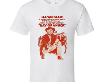Vintage Film T-shirt Lee Van Cleef Day Of Anger