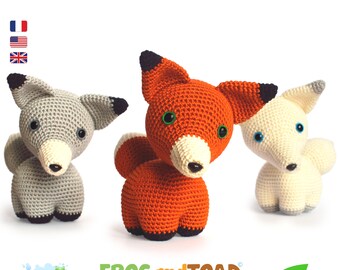 Fargo Fox - Amigurumi Crochet Pattern - PDF