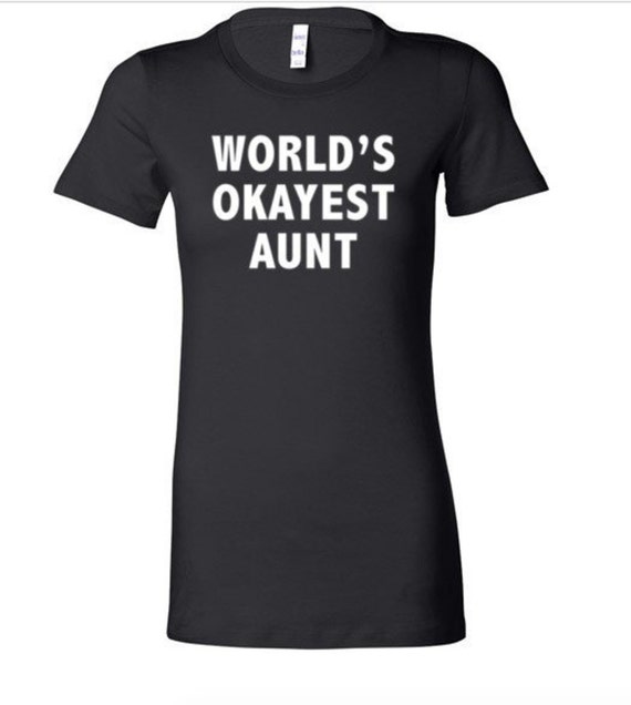 New Aunt Gift Womens t shirt AUNT tshirt Birthday Gift for