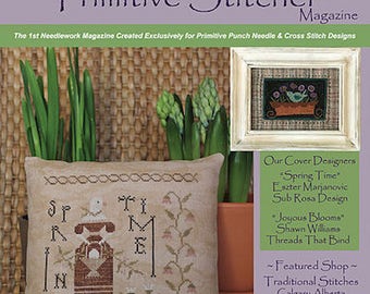 Magazine: 2017 Spring Back Issue - Punch Needle and Primitive Stitcher