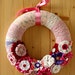 Pink Valentine Wreath, Floral Valentine Wreath, Valentines Day Decor, Valentines Gift, Rose Quartz Valentines Day Wreath, Flower Door Wreath