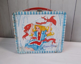 Vintage Junior Miss Metal Lunch Box