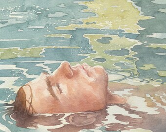 Nude men water | Etsy