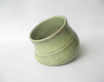 Pottery Salt Pig, Stoneware Salt Pig, Salt Cellar, Ceramic Salt Pig