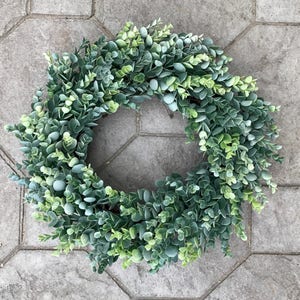 Eucalyptus Wreath, Year Round Wreath, Greenery Wreath, Grapevine Wreath, Summer, Fall, Winter, Spring, Front Door Wreath, Farmhouse Wreath