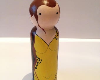 Cheetah Peg Doll Superhero 9 cm Toy/Cake Topper