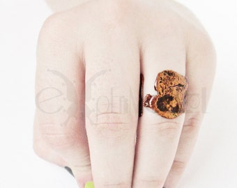 Space Oddity - copper ring