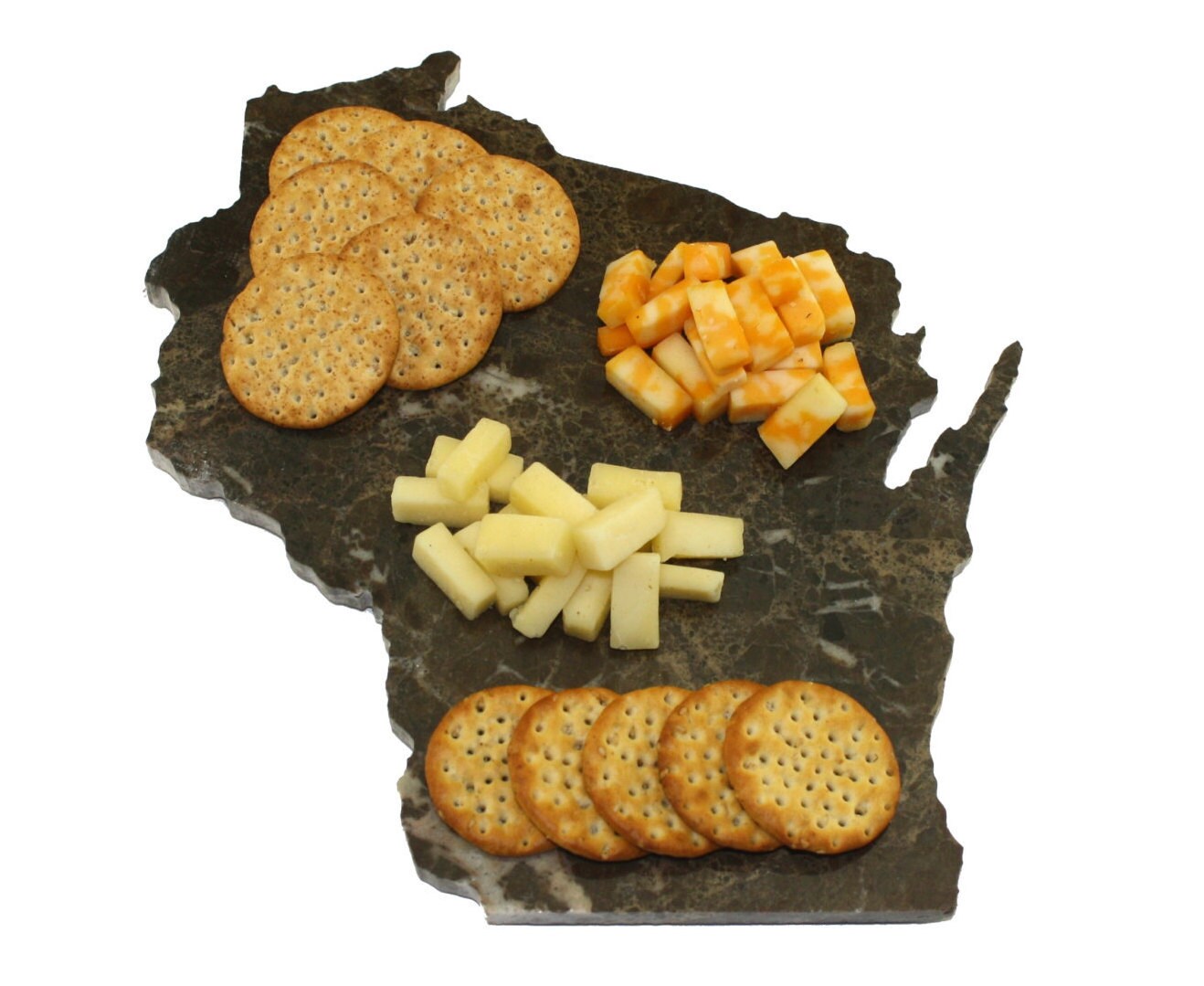 Wisconsin Marble Cheese Board Serving Tray or Cutting Board