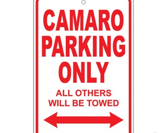 Camaro Parking Only