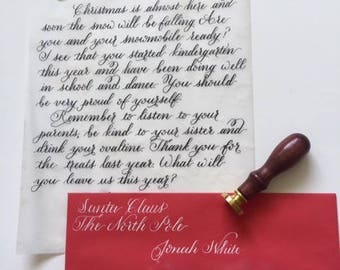 Santa Letter, Santa Claus Letter, Christmas Letter, Santa, Holiday Letter