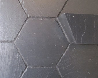 hexagone en ardoise naturelle