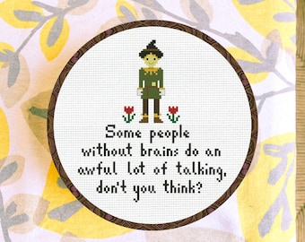 Cross Stitch Pattern Scarecrow from Wizard of Oz Instant Download PDF Counted Chart