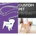 Custom Pet Necklace • Photo Art Design • Dog Silhouette Dog Photo • Engraved Pet Silver Dog Memorial • Unique Pet Lover Gift