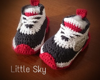 Crochet Nike Baby Shoes Pattern