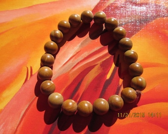 162 round bayong wood 10mm beaded handmade bracelet-Mens round bayong wood bracelet-Teens round bayong wood bracelet-Womens round bayong