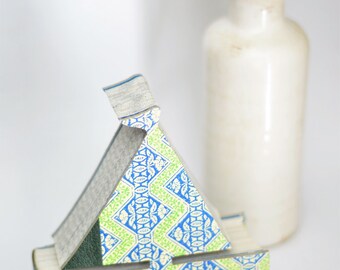 Custom Made Sailboat - Home Decor, Vintage Book