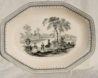 William Adams and Son Ironstone Platter