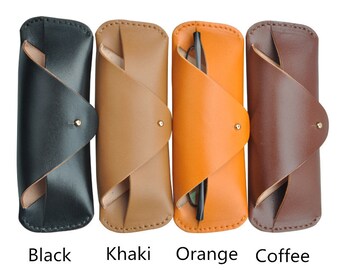 Genuiner leather sunglasses sleeve case Leather Glasses Case
