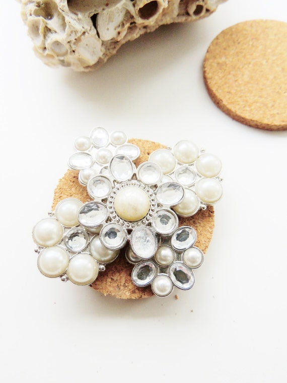 Pearl & Rhinestone Push Pins Decorative Push Pins Cubicle