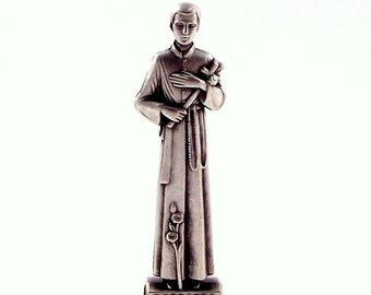 St Gerard Miniature Italian Religious Pocket Statue | Patron of Childbirth, Pregnancy and Fertility
