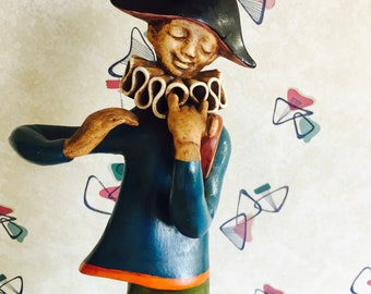 1950s - 1960s - Harlequin - Jester - Wall Plaque