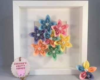Forever Flowers Box Frame Wall Art Paperflowers Floral Arrangement In A White Forever Flowers Box Frame Wall Art Paperflowers Floral Arrangement In A White