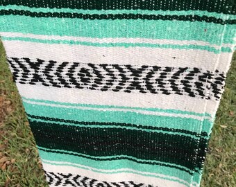 Green Mexican Blanket