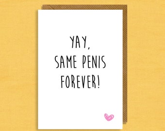 Penis card | Etsy