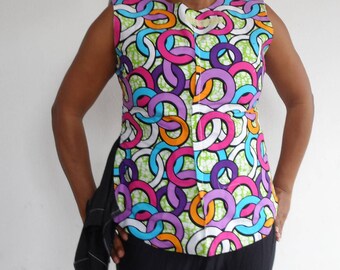Sleeveless with side piece