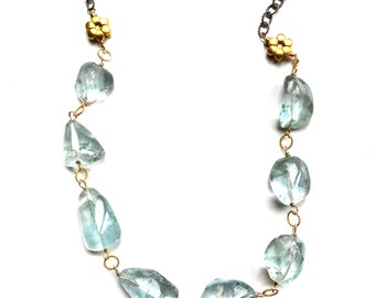 Blue Topaz Necklace--Blue Topaz Jewelry