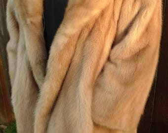 Superb! Elegant MINK FUR Women's Coat Jacket DESIGNER Mid Vintage Arpin