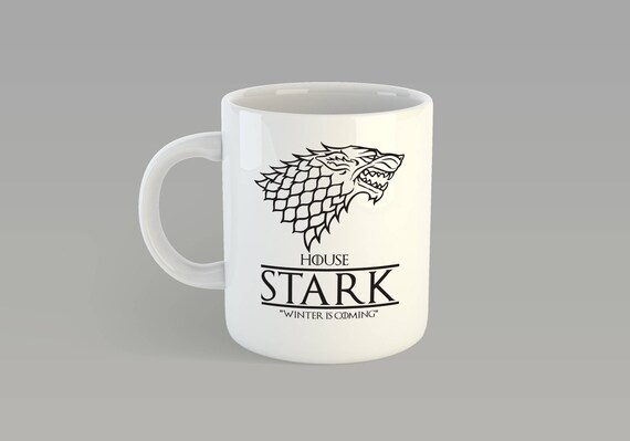 Game Of Thrones House Stark Custom 11oz Coffe Mug Jon Snow