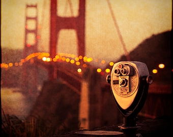 San Francisco Photography - Golden Gate Bridge Print, California, Travel, Vacation, U.S. Landmark, Morning