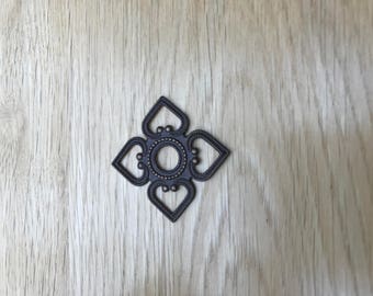 Jewellery Making Vintaj Natural Brass Attic Window Embellishment x1