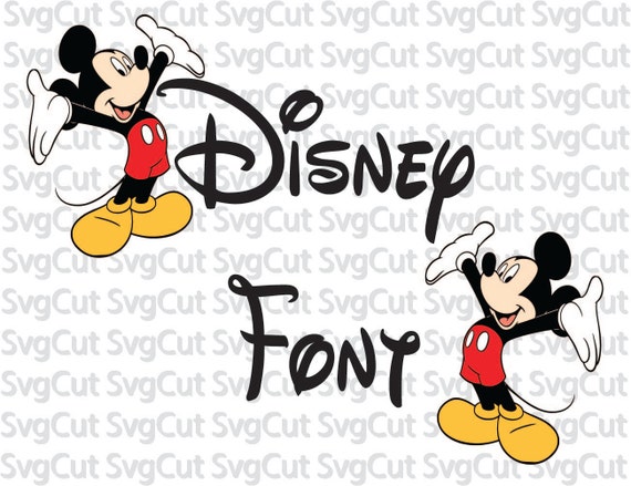 Free Free 95 Disney Font Svg Free SVG PNG EPS DXF File