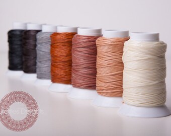 1 x 30meter waxed macrame cord 1mm divers colours - DutchiesDelights - macrame twine